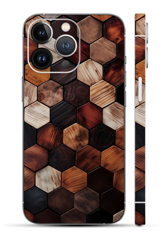 Wooden Wall Mobile Skin