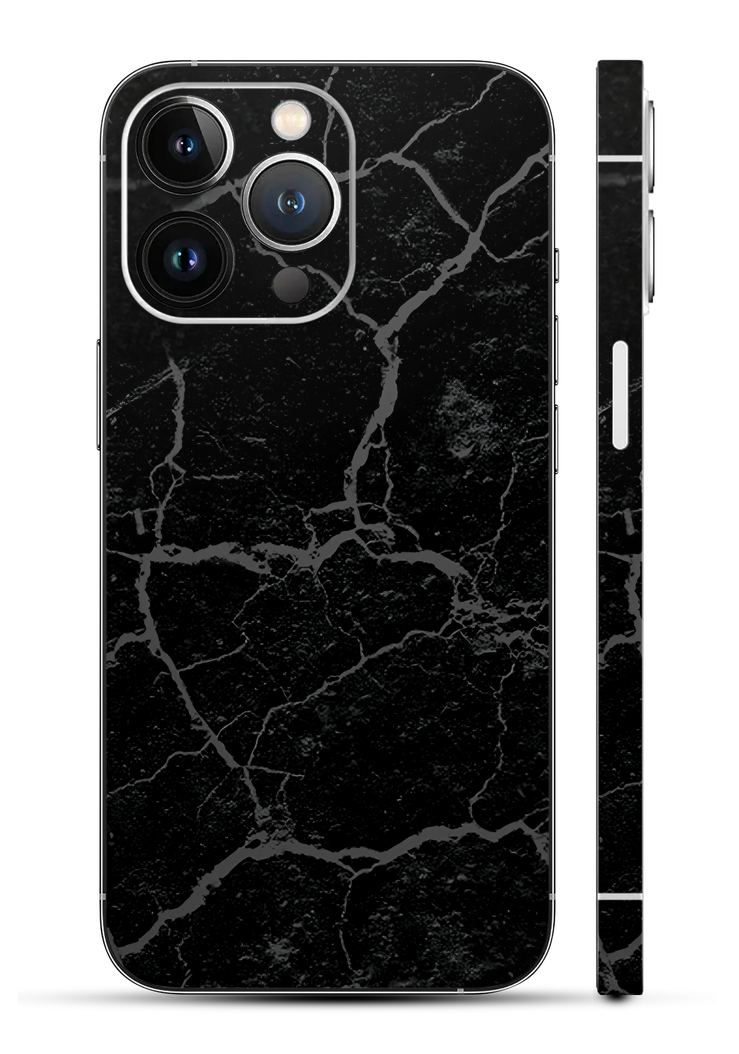 Black Crack Mobile Skin