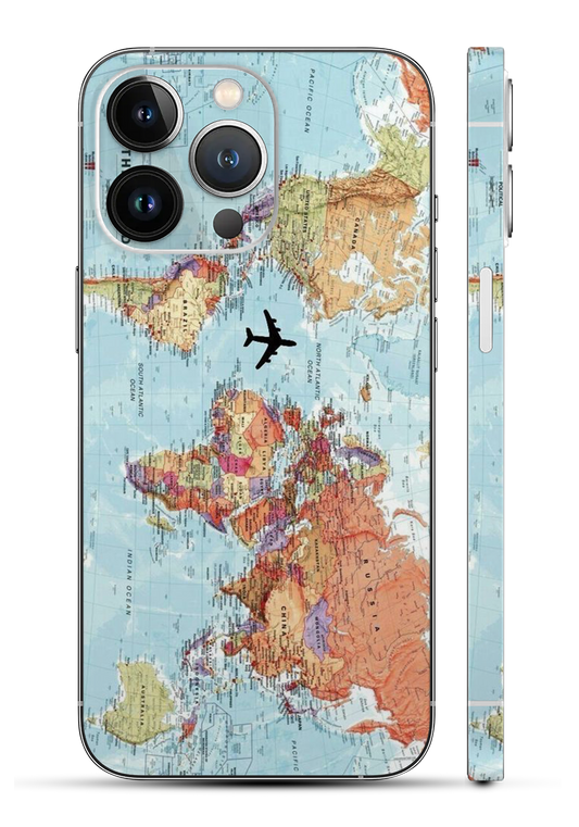 World Map Mobile Skin