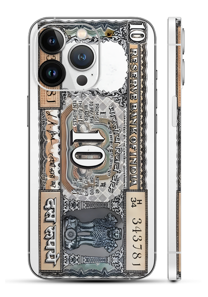 Rs.10 Note Mobile Skin