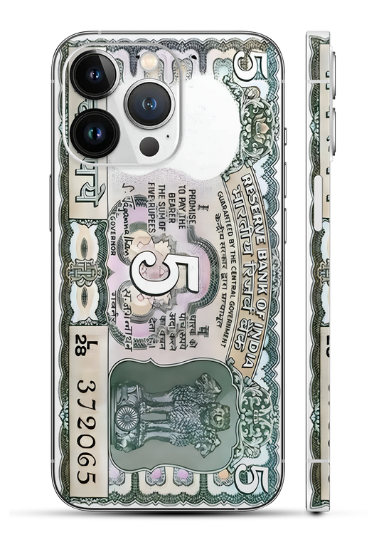 Rs.5 Note Mobile Skin