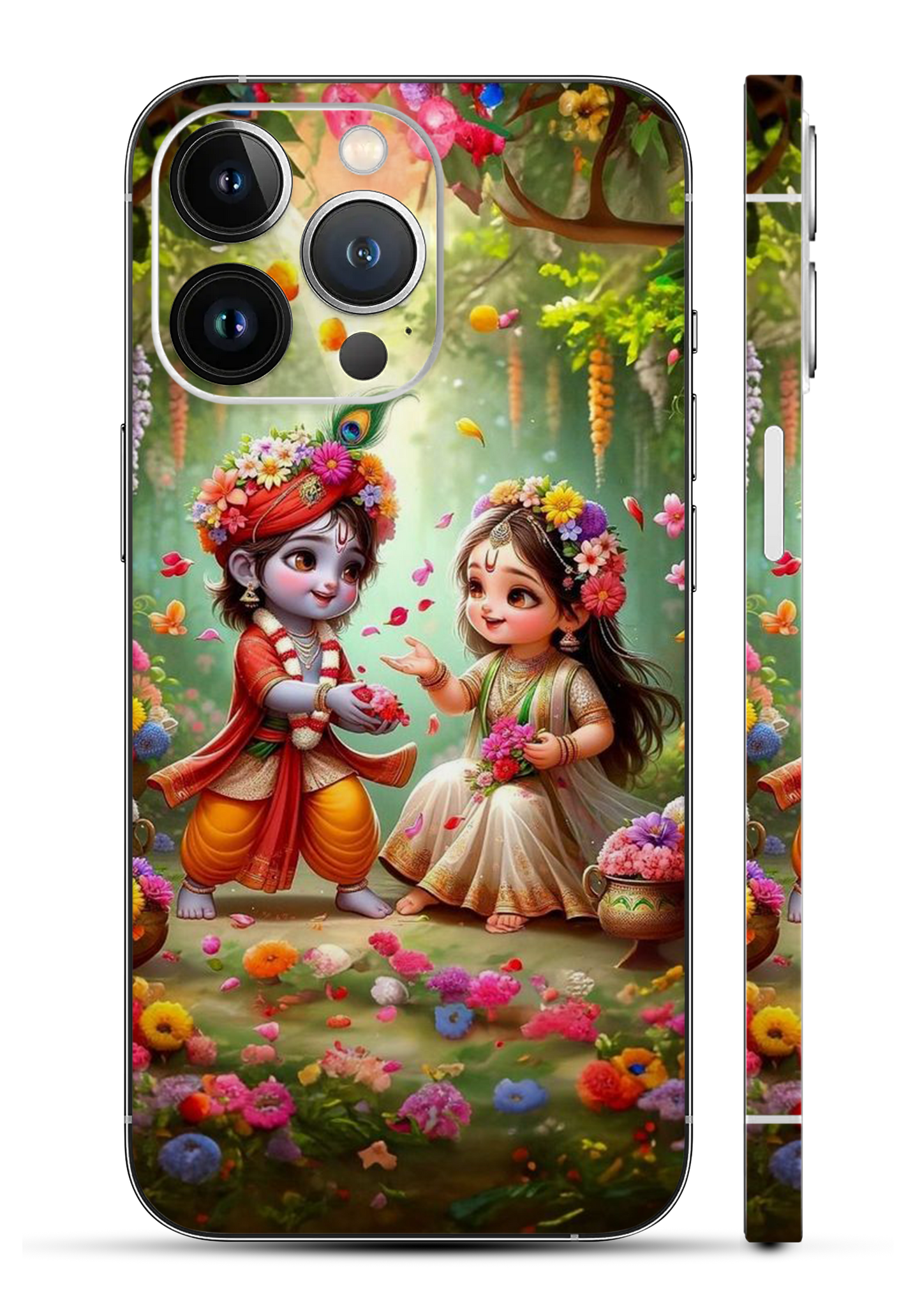 Radha Krishna Mobile 6D Skin